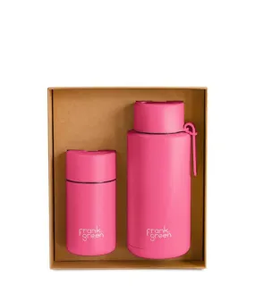 Frank Green Essential Gift Set - Large (Neon Pink)