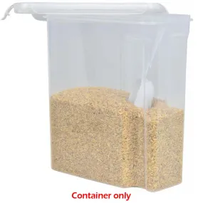 Fridgemate Food Storage Container with 1/4 Cup Scoop, 195oz