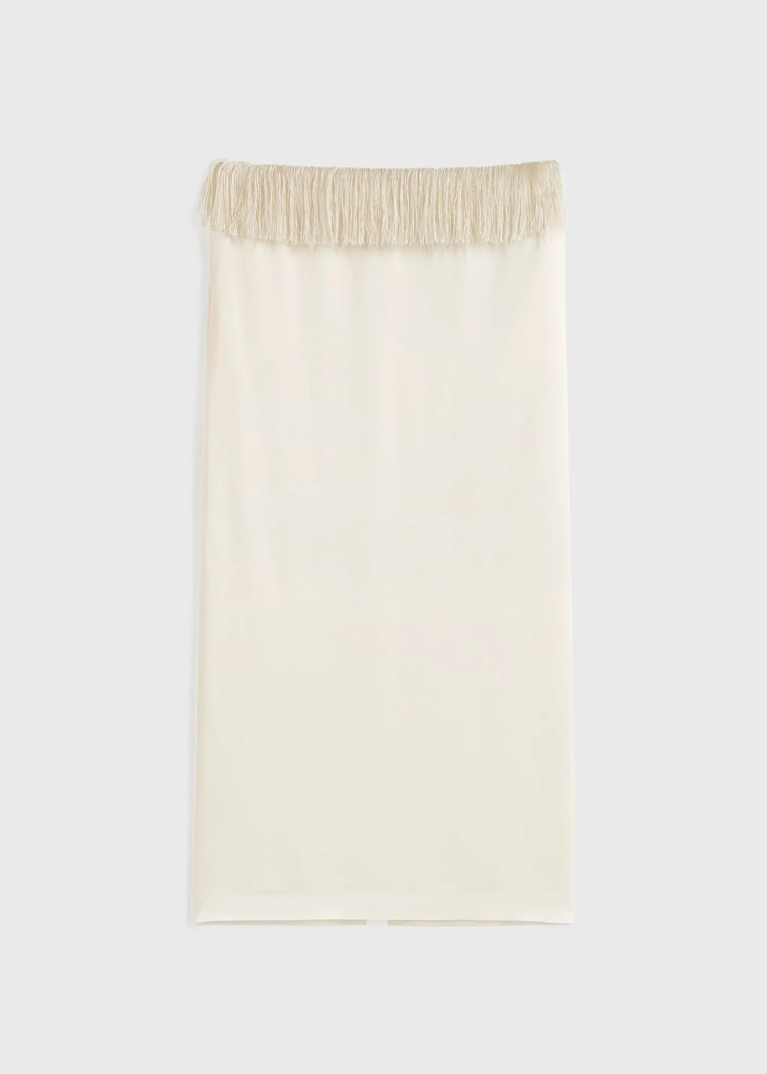 Fringe skirt macadamia