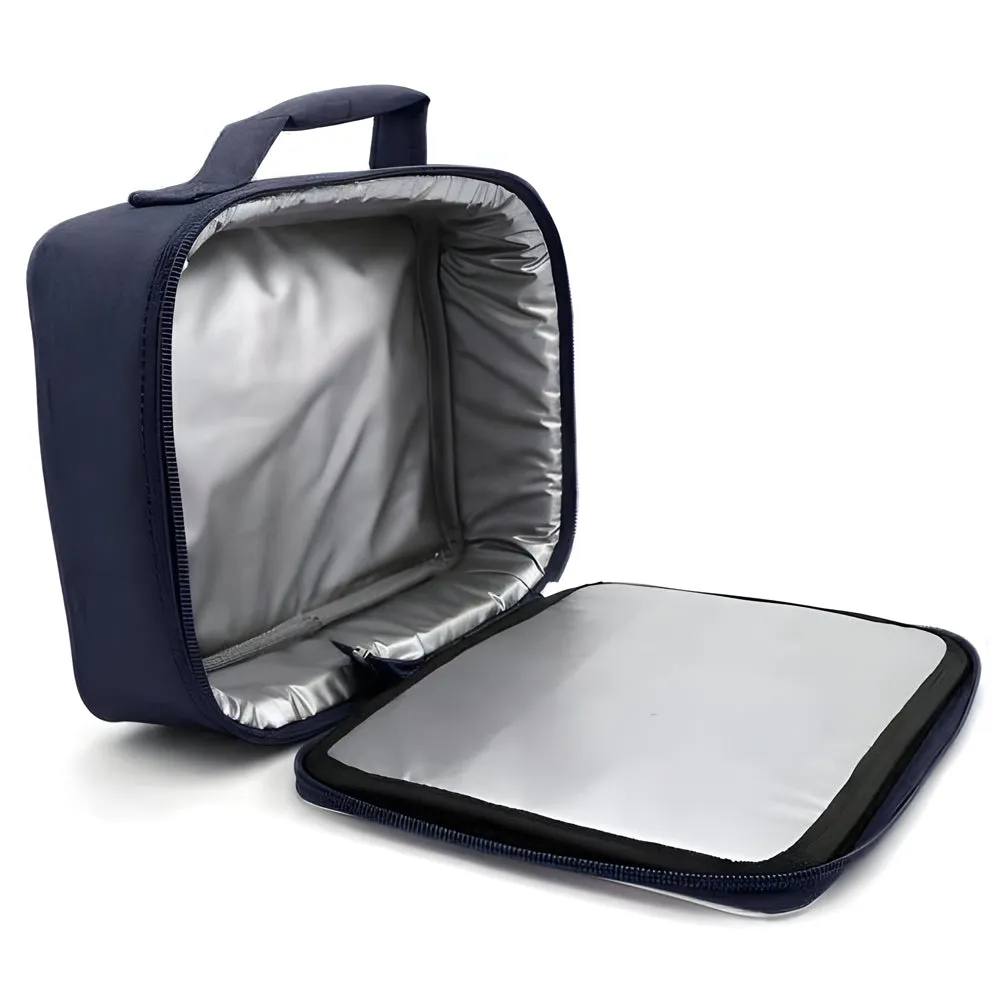 FULL CARTON - 40 x Cooler Bags - SMALL - DARK BLUE -  24cm x 18cm x 7cm