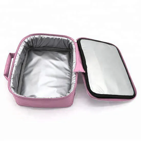 FULL CARTON - 40 x Cooler Bags - SMALL - PINK -  24cm x 18cm x 7cm