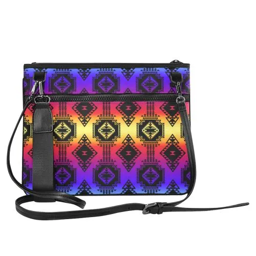 Gathering Sunset Slim Clutch Bag