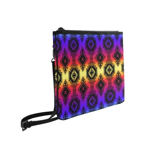 Gathering Sunset Slim Clutch Bag