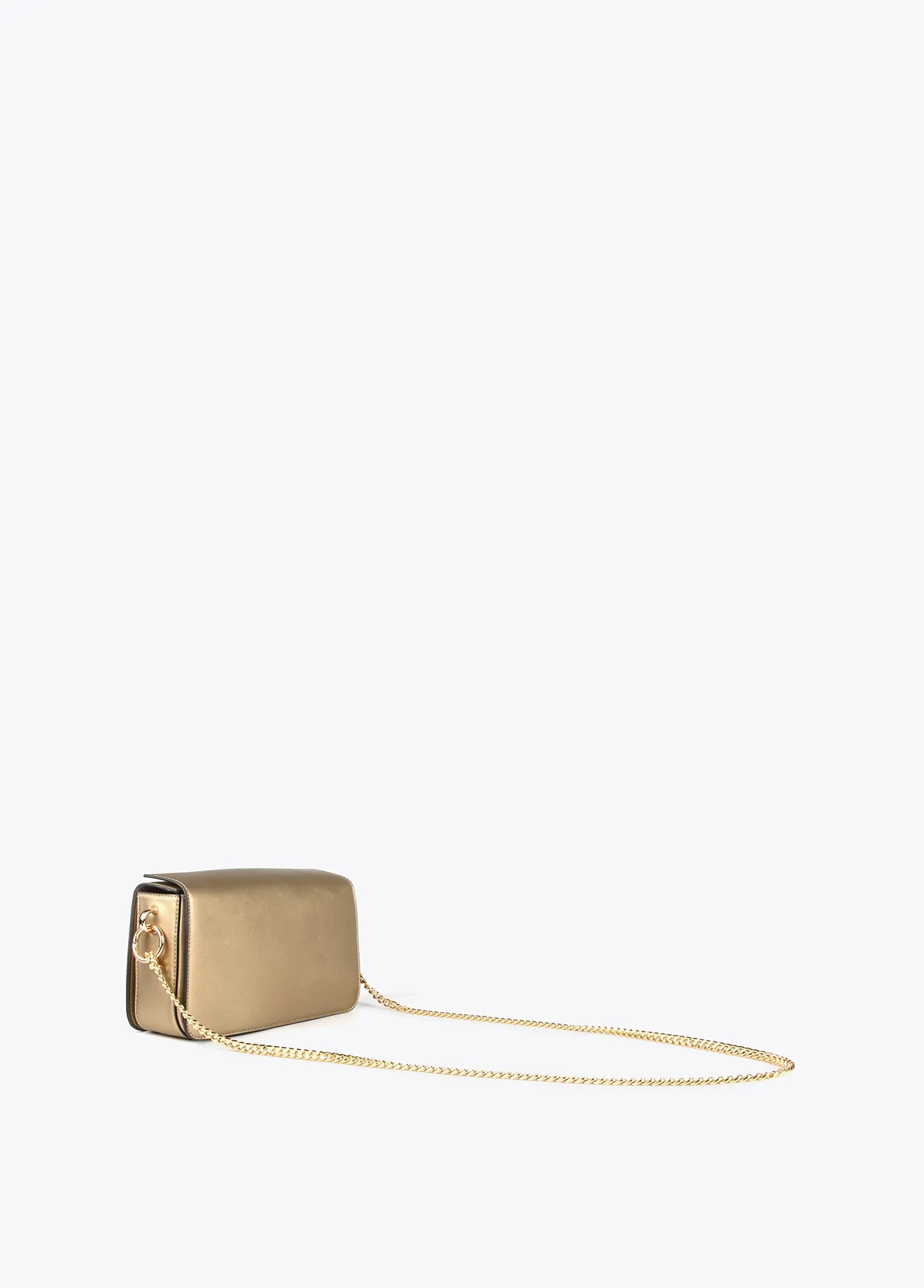 Golden crossbody bag