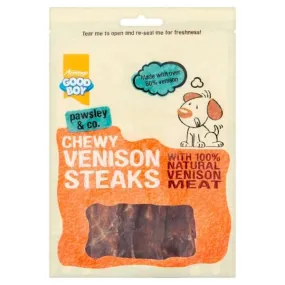 Good Boy Chewy Venison Steaks 80g - Case of 10