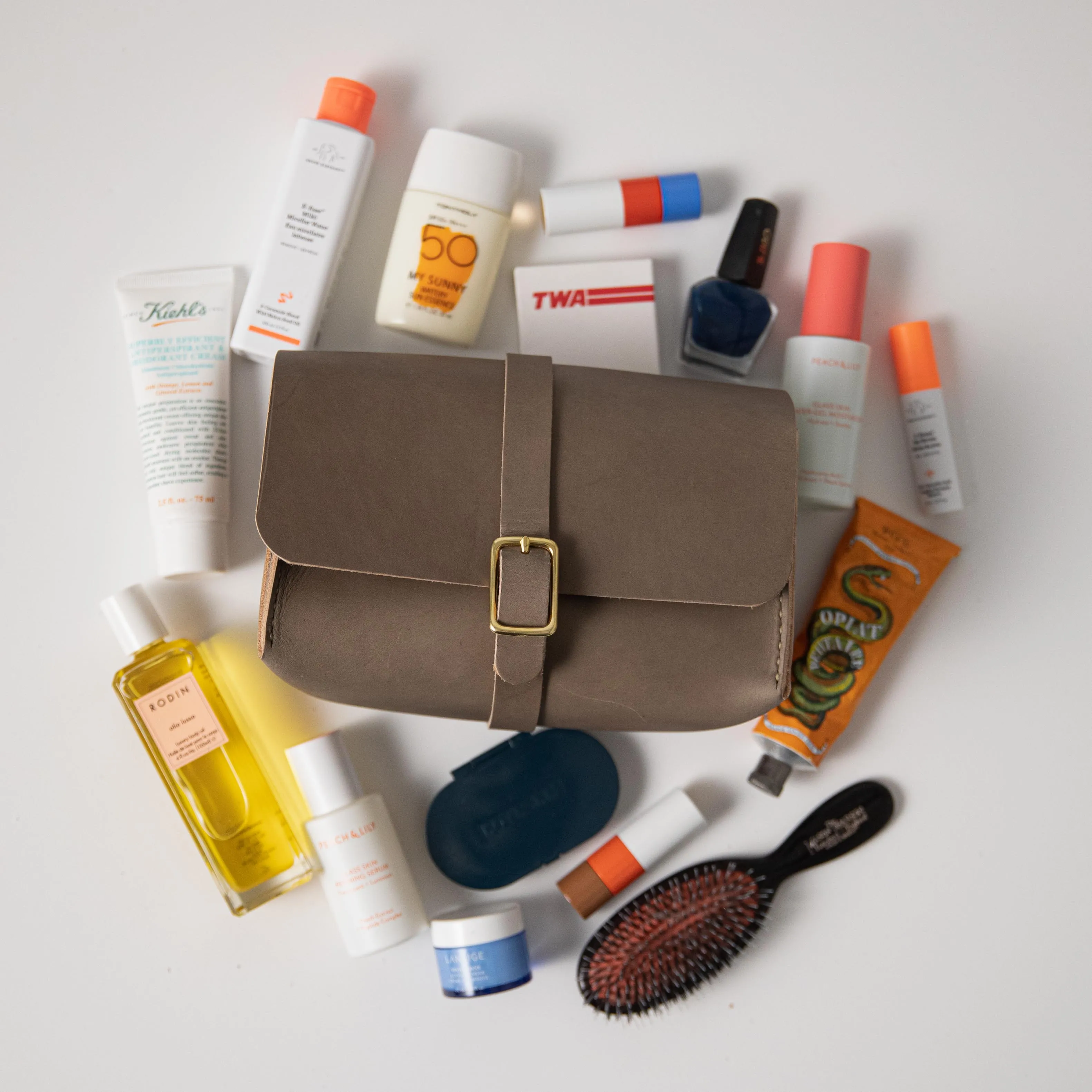 Grey Dopp Kit