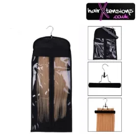 Hair Extension Storage Zipper Bag & Hanger