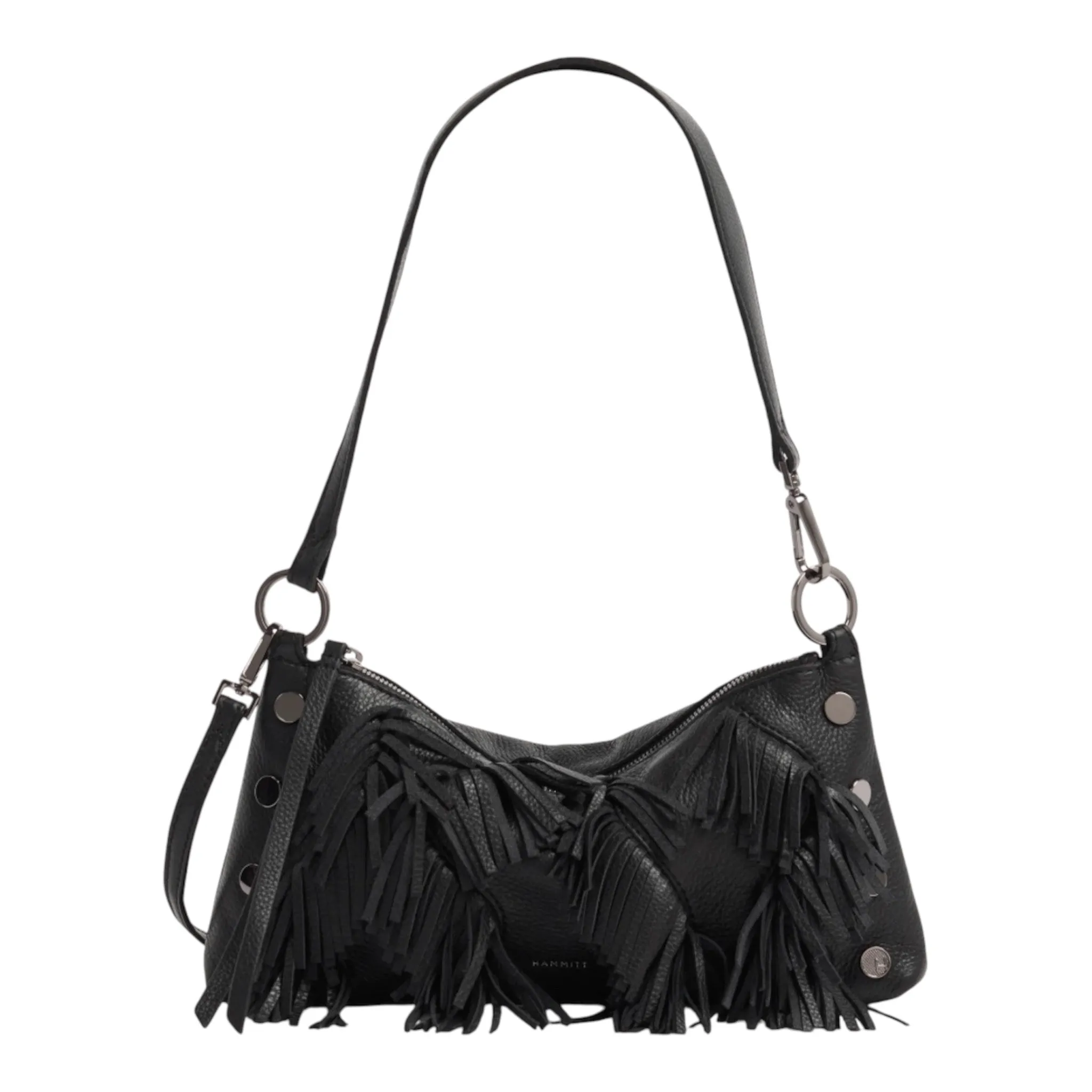 Hammitt Kyle- Vibrato Fringe Gunmetal