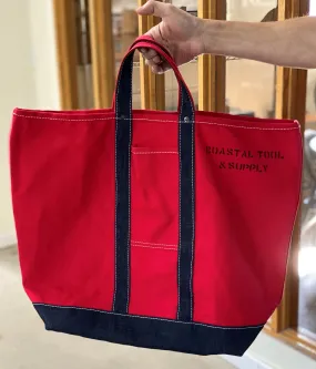 HARDENCO Large Tote Handle Bag- Red