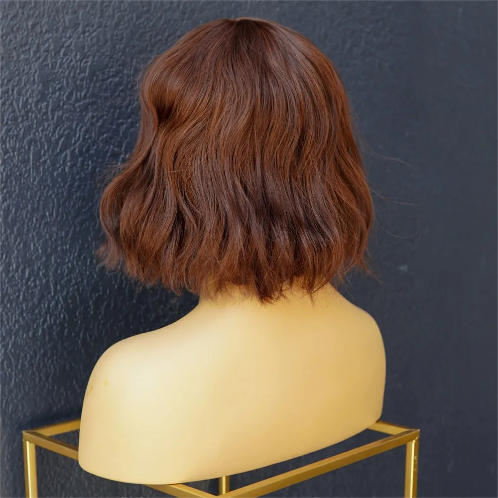 HARLOW Brown Bob Fringe Wig