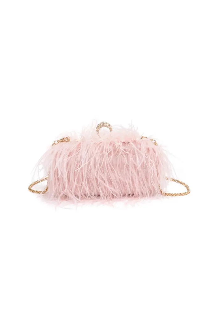 Harlow Evening Bag - Soft Pink