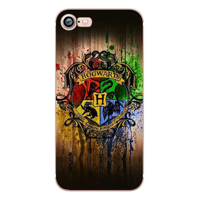 Harry Potter Case for iphone 6 6S 5s SE 7 7plus 6plus 6Splus Soft Silicone TPU Phone Back Cover Capinha Coque