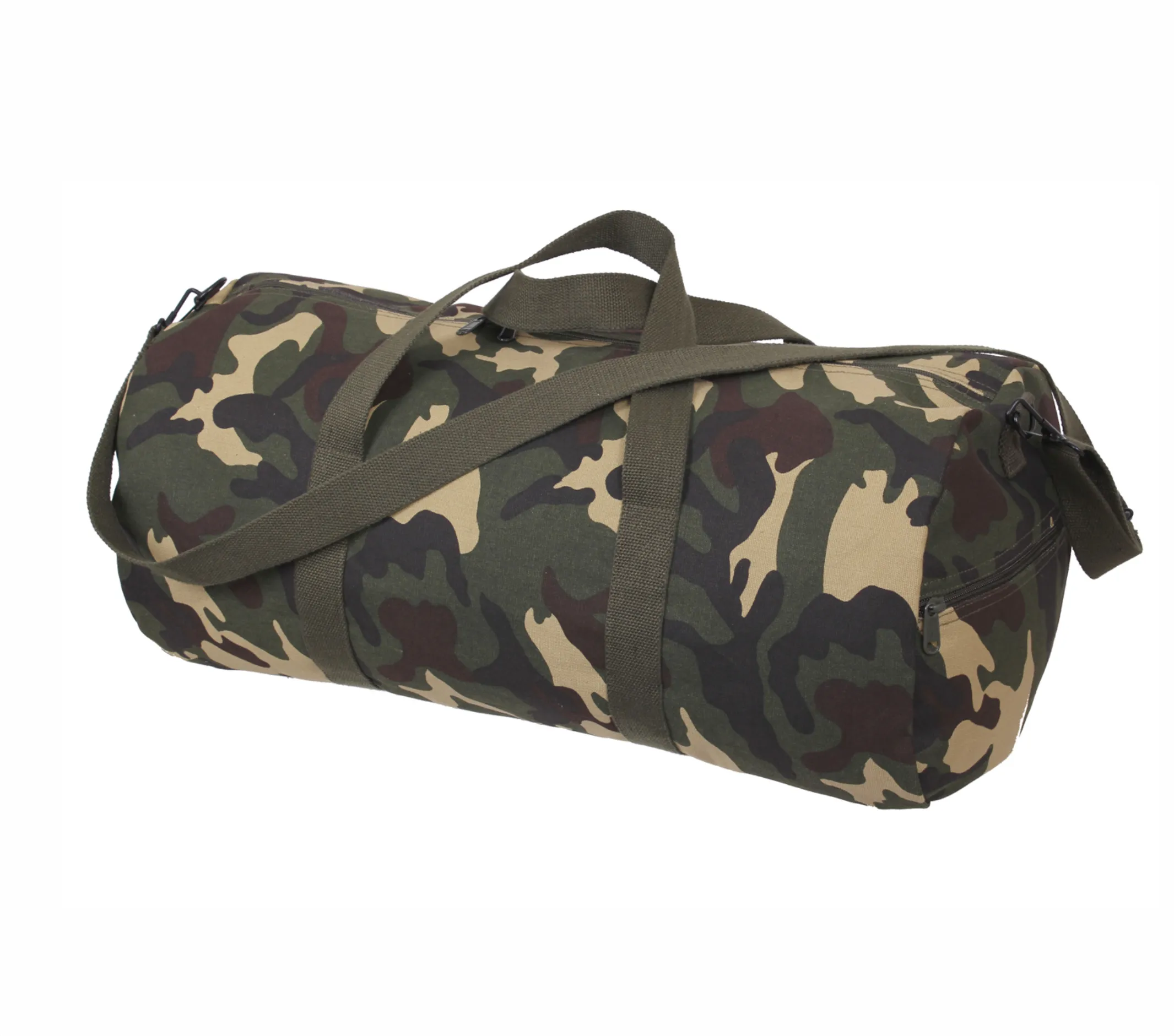 Heavy Canvas Military Style Duflle Bag - 24"