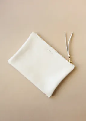 HELENA Bridal Clutch – Pearl Ivory