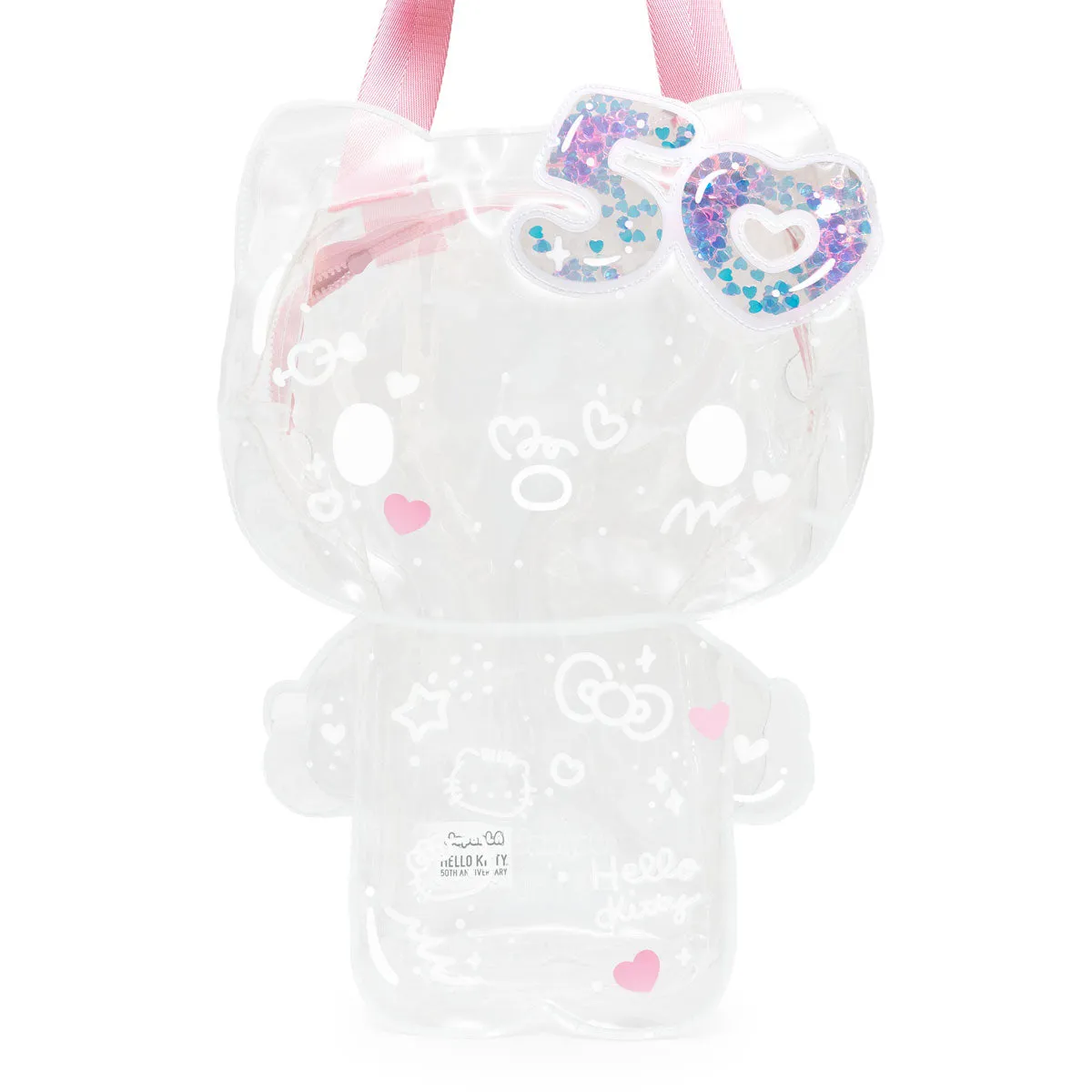 Hello Kitty 50th Anniversary JapanLA Clear Bag with Pouch