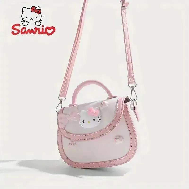 Hello Kitty Pink and White Saddle Bag