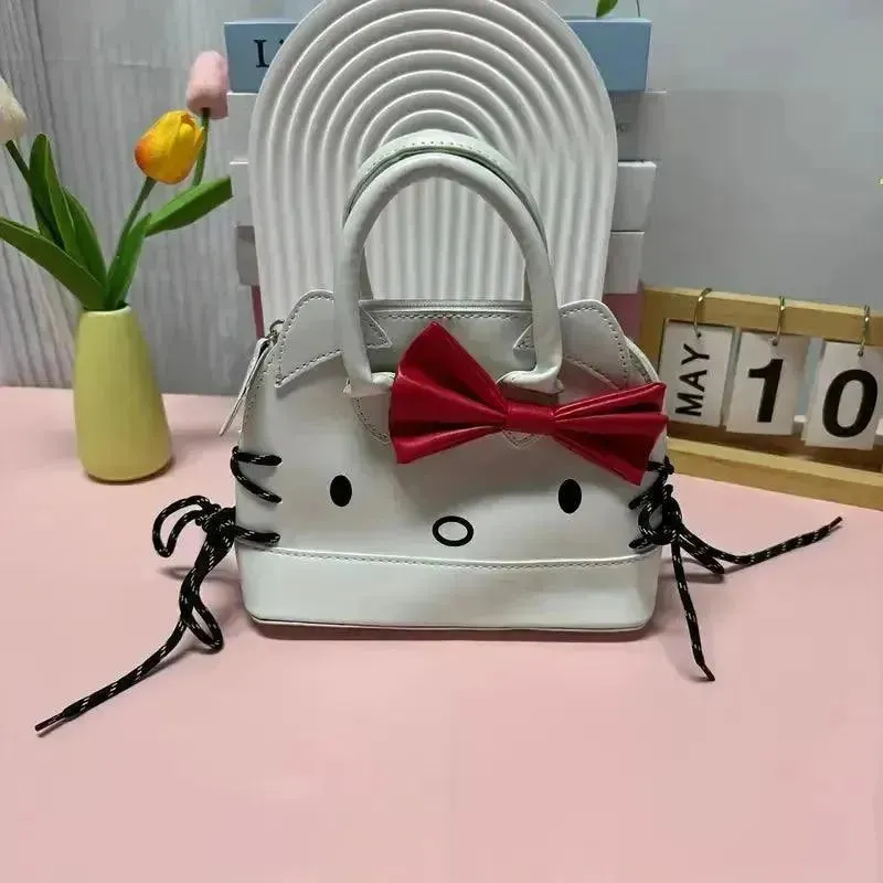 Hello Kitty Pink and White Saddle Bag