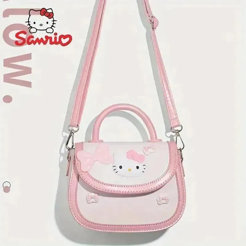 Hello Kitty Pink and White Saddle Bag