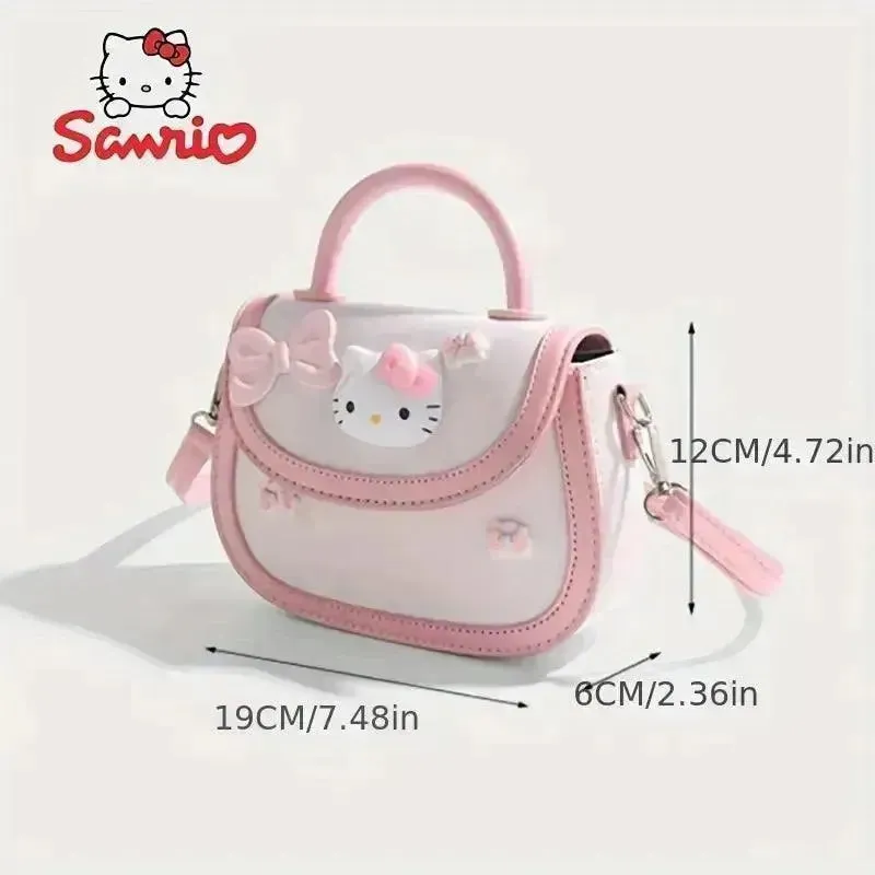 Hello Kitty Pink and White Saddle Bag