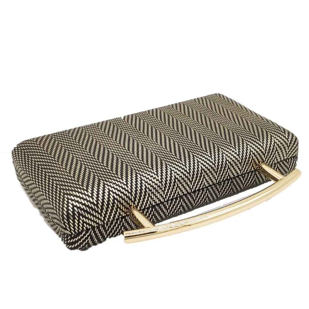 Herringbone Pattern Evening & Day Clutches Handbag