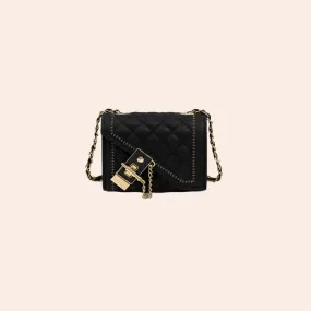 High-end mini bag women's fashion niche ins rhombus chain crossbody bag