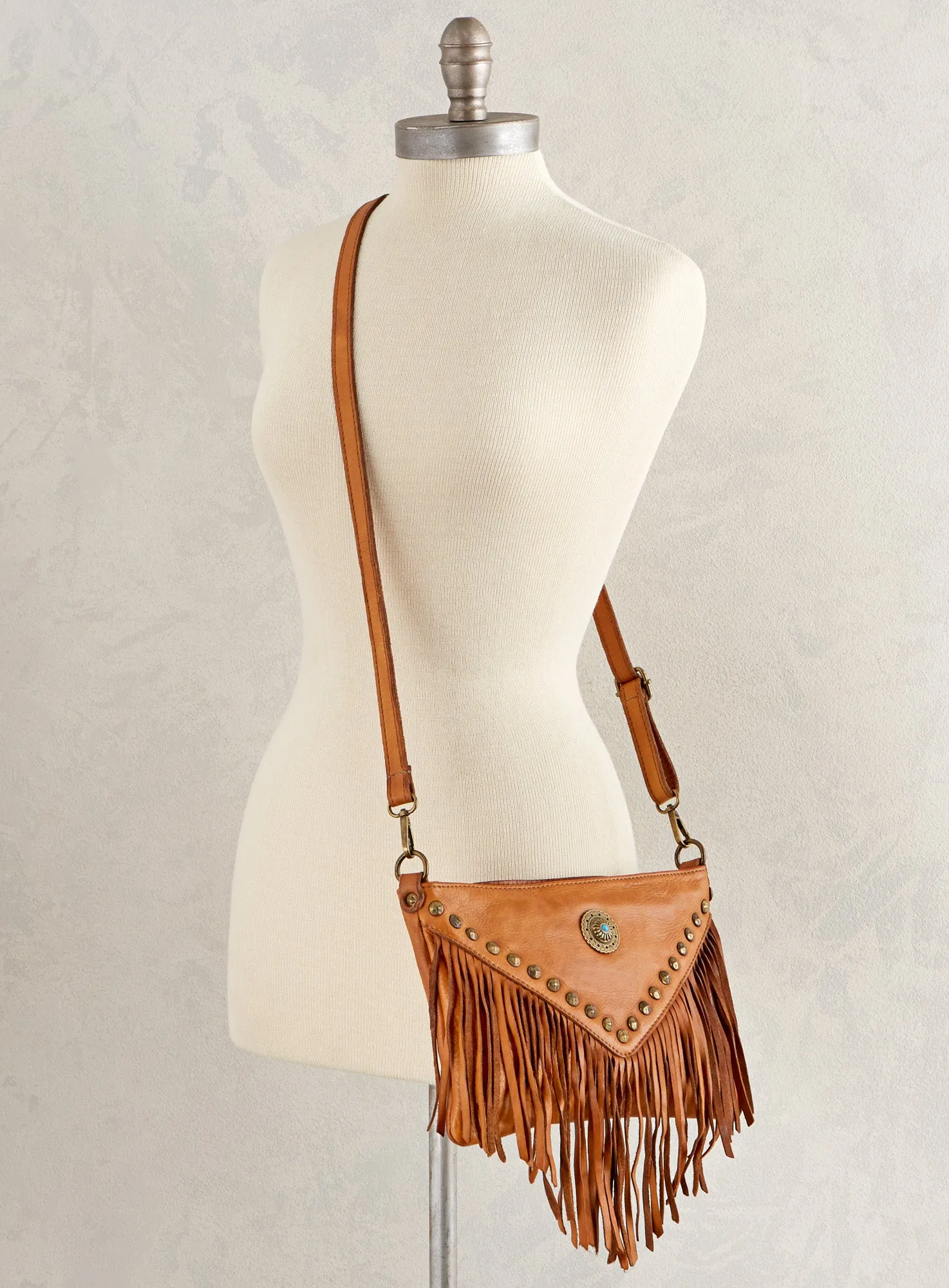 High Noon Fringed Leather Bag