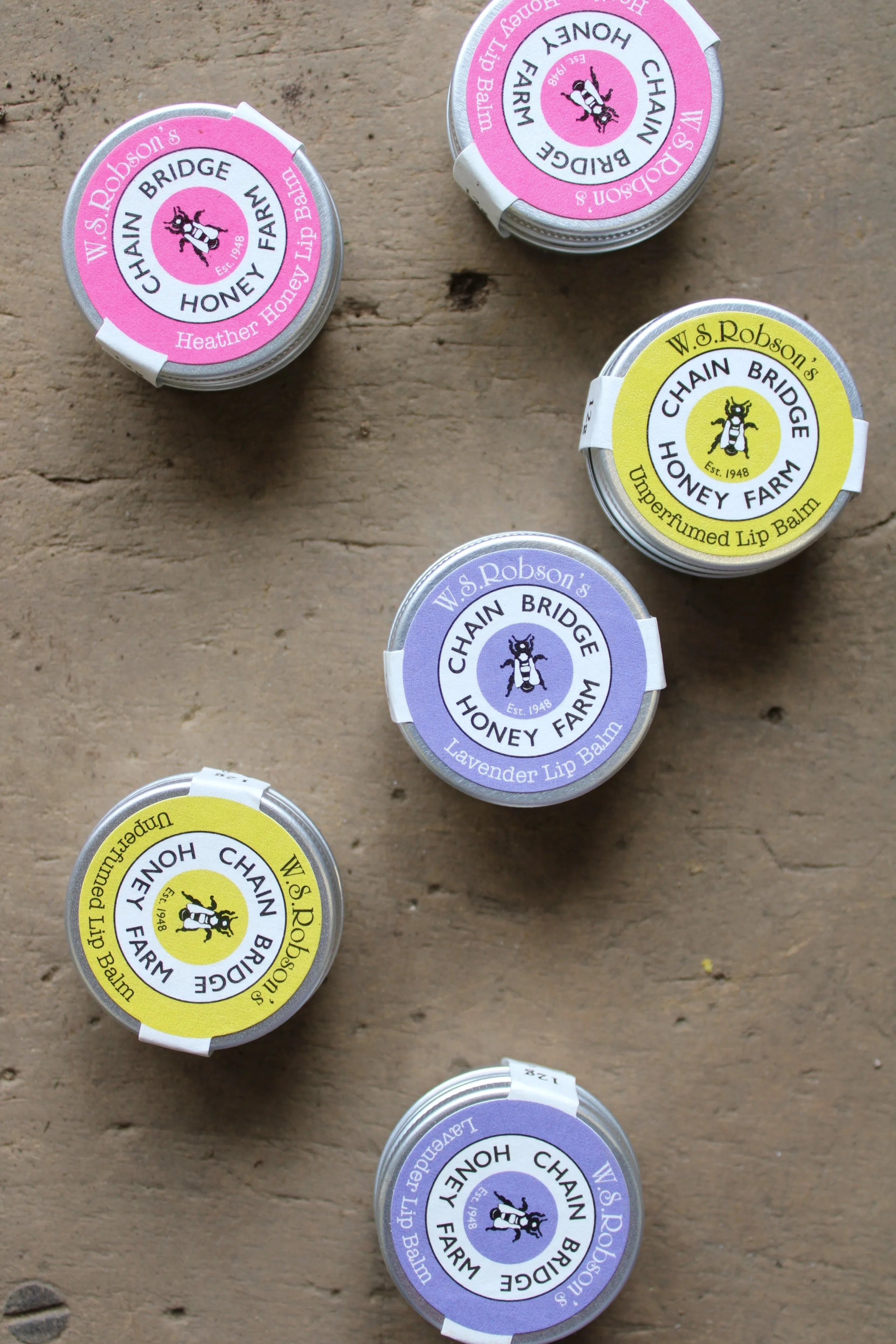 Honey & Beeswax Lip Balm 12g tin - Lavender