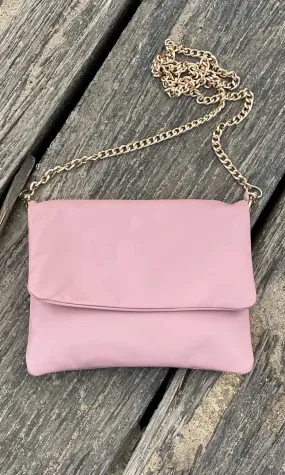 Hoss Salmon Pink Leather  Emily Bag