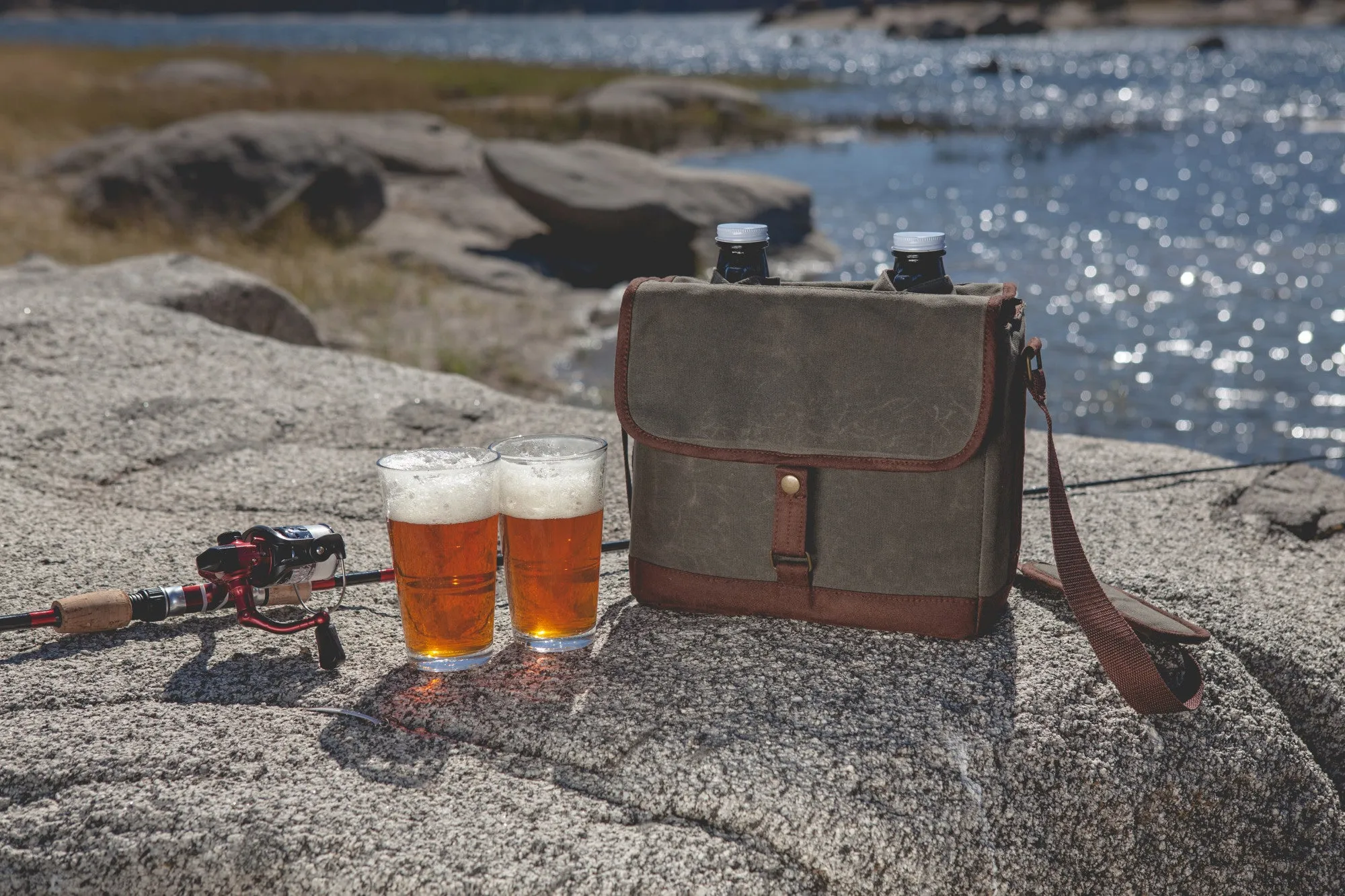 Insulated Double Growler Tote