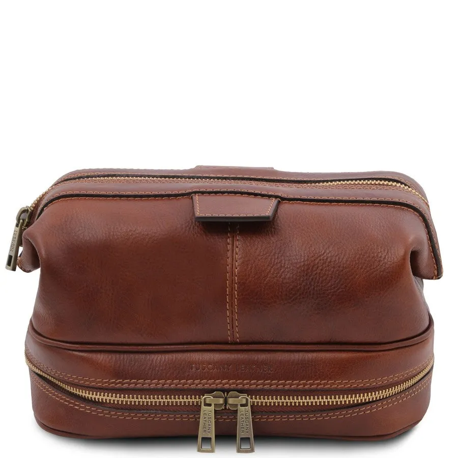 Jacob Mens Toiletry Bag Leather