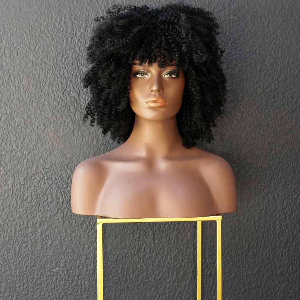 JAYDA Black Afro Curl Wig