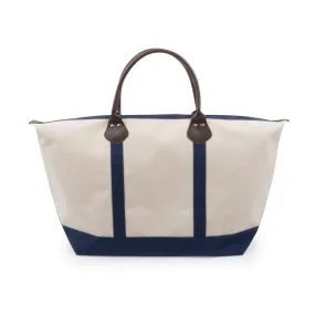 Jet Setter Canvas Duffle Bag, Navy