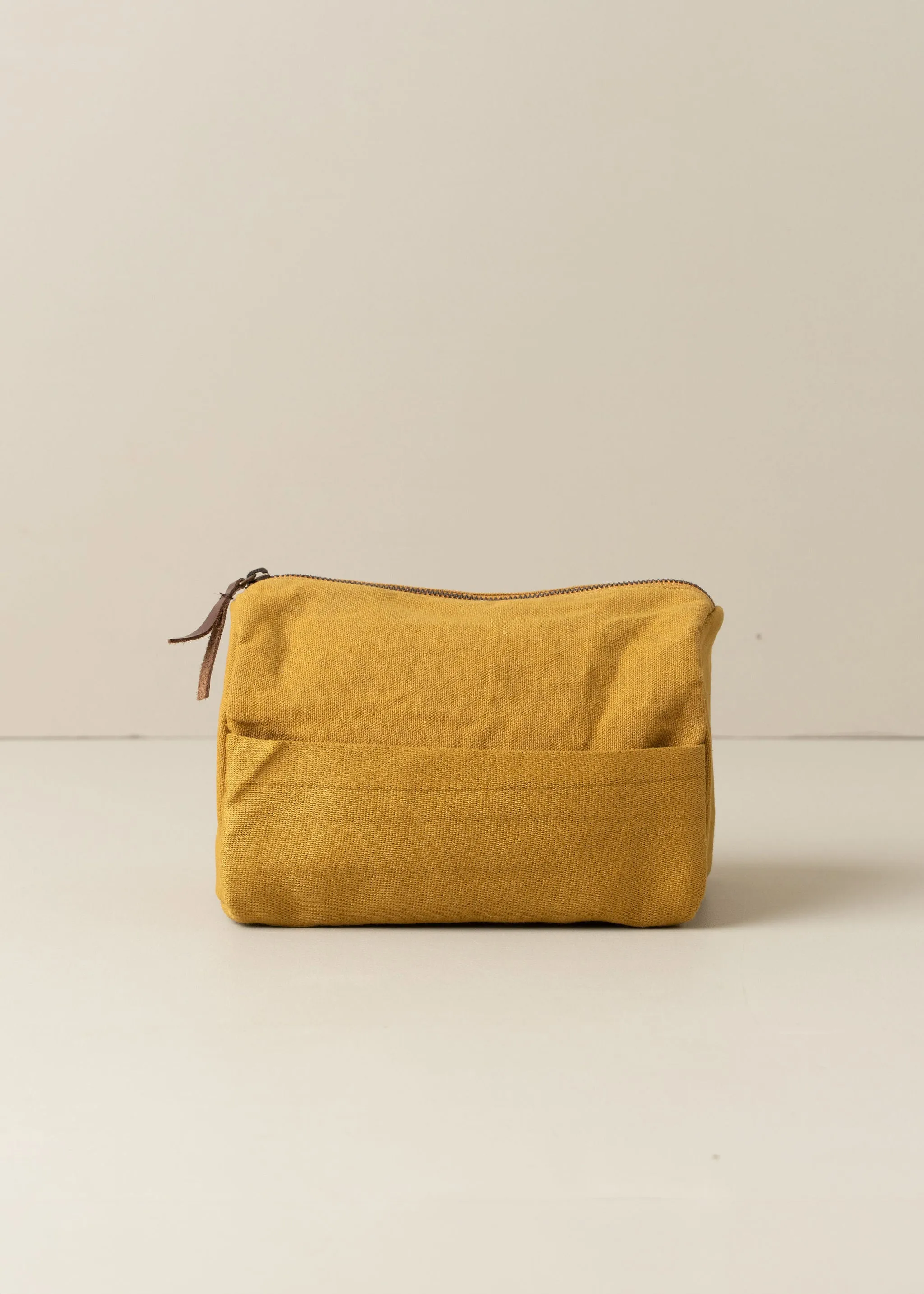 Journey Toiletry Canvas Bag | Mustard