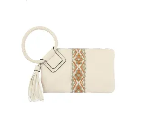 JY0379 Aztec Wristlet Clutch Bag With Tassel