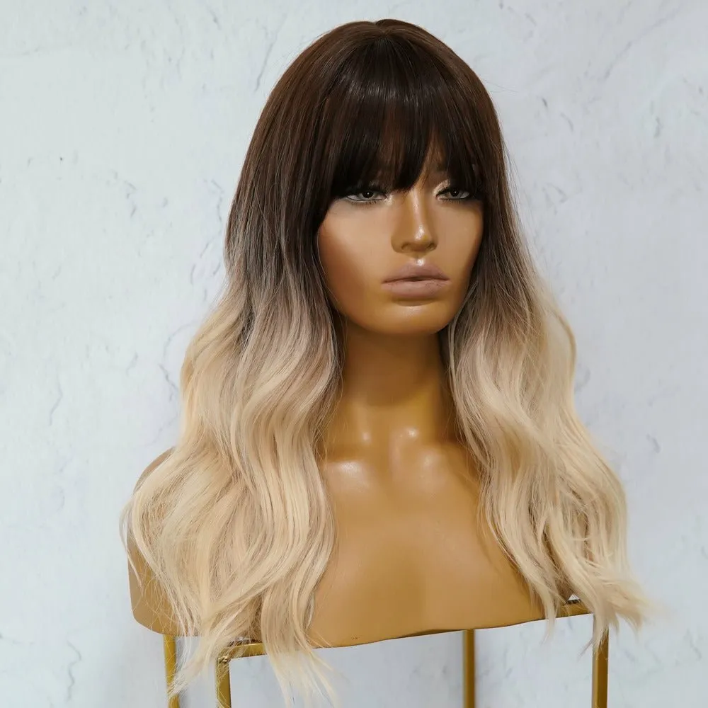 KARLEE Brown Ombre Fringe Wig