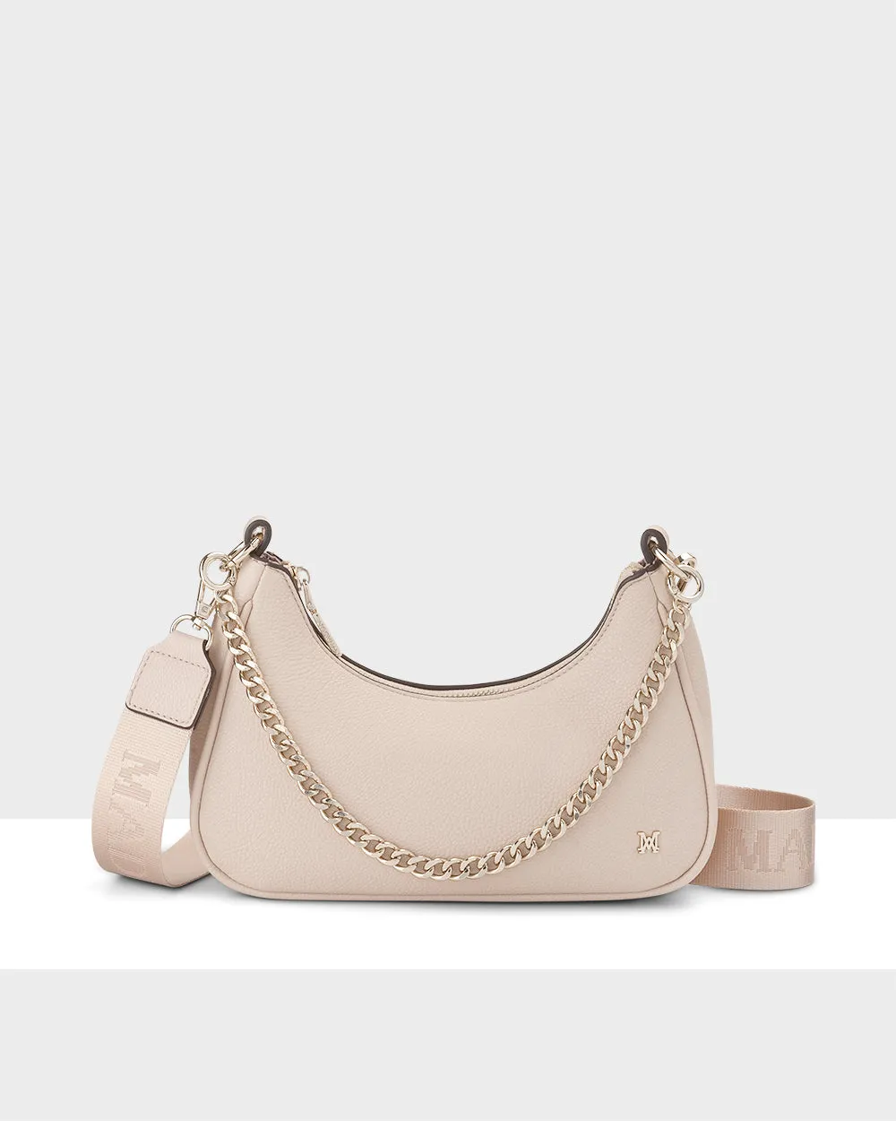 Kaylee Small Shoulder Bag With Chain, Short Strap & Monogram Crossbody