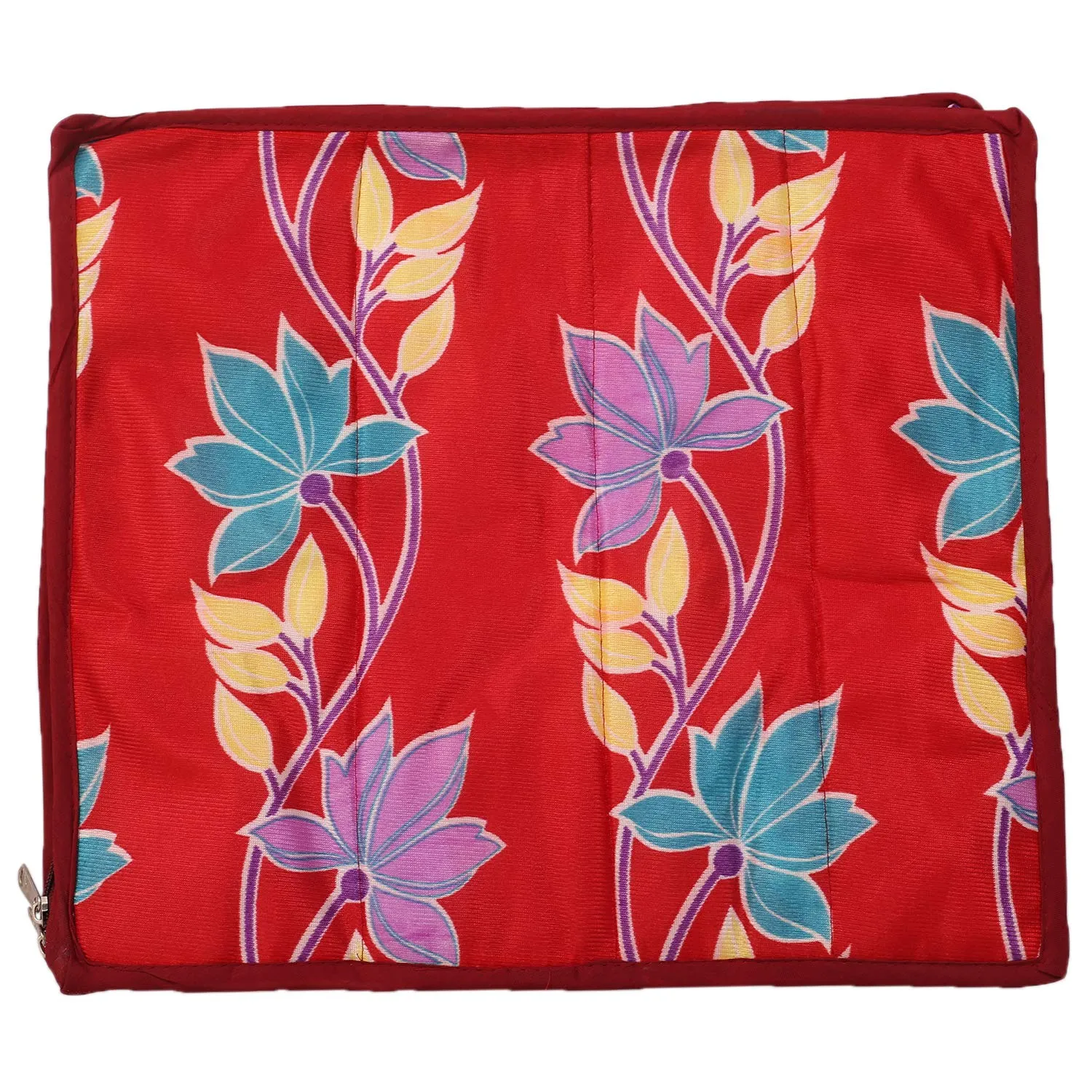 Kuber Industries Fabric Saree Cover (Red) Set of 2 Pcs