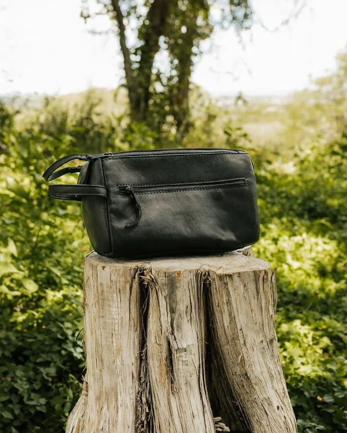 Leather Toiletry Bag