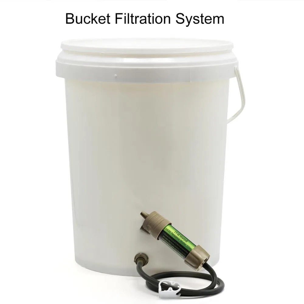 Lightweight 2000 Litre Portable Water Filter - Survival Camping Kit Essential