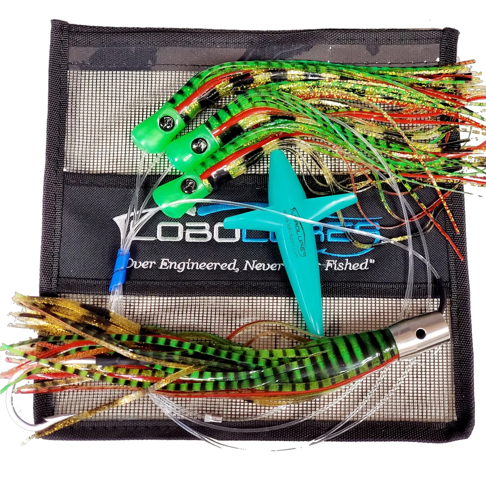 Lobo Lures #221 Tuna Magic Skipjack Hybrid UV 12" Jet Head Daisy Chain