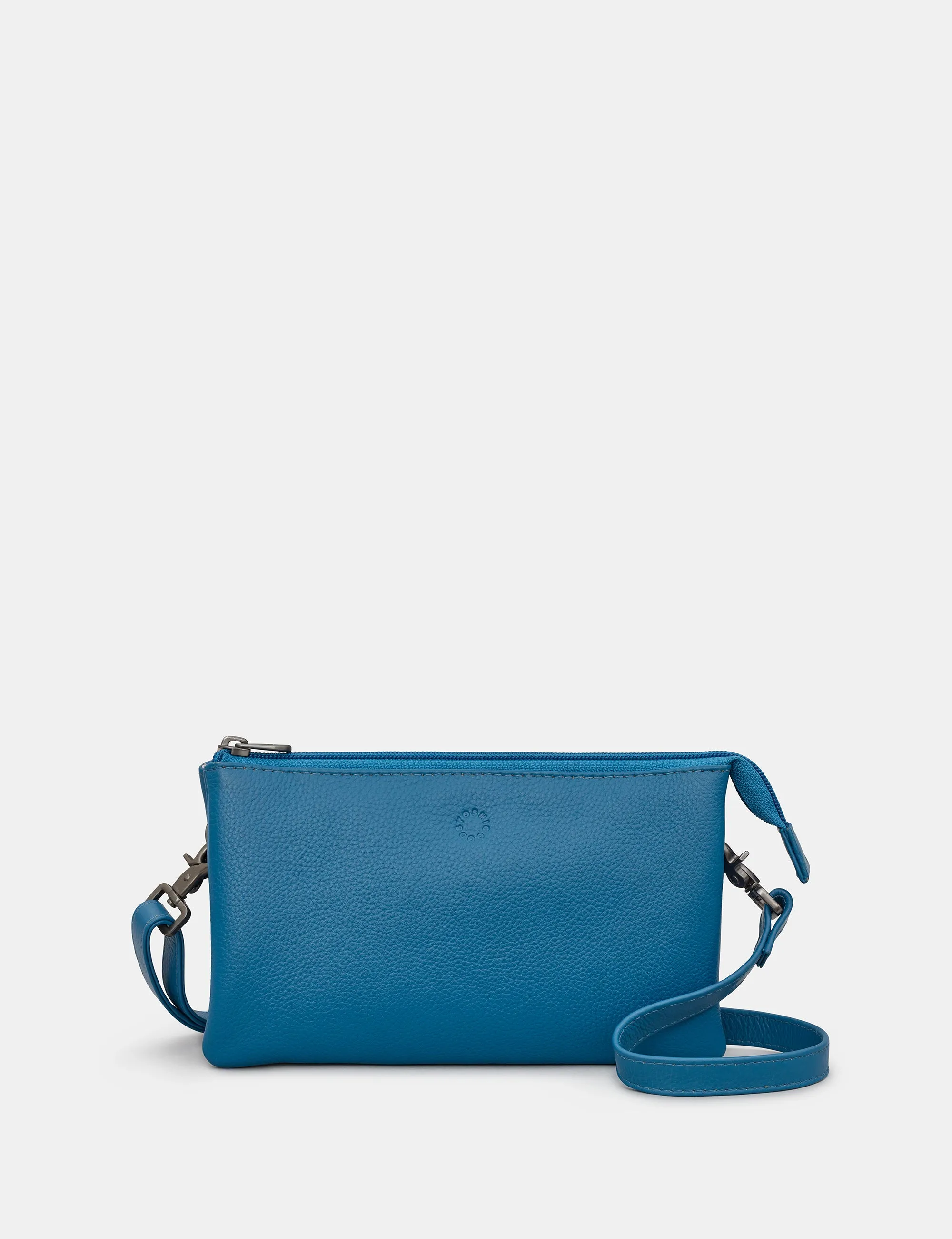 Logan Petrol Blue Leather Mulitway Cross Body Bag