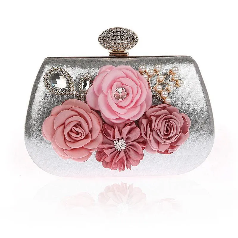 Luxy Moon Women Clutch Bag Flower Clutches Evening Bag For Wedding