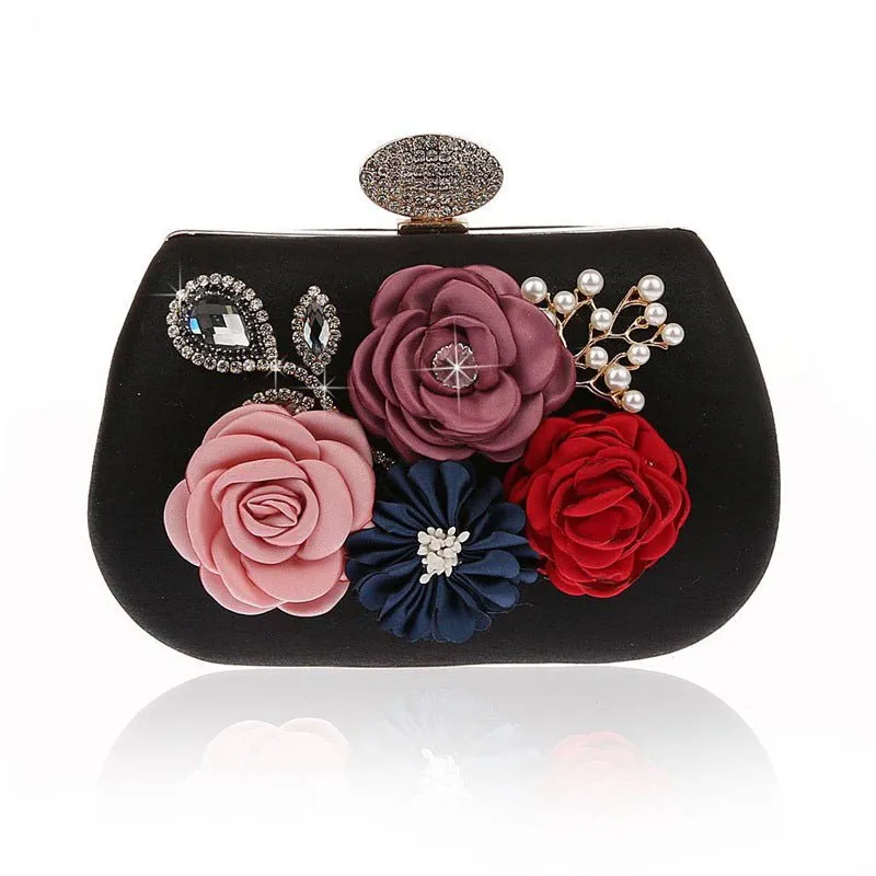 Luxy Moon Women Clutch Bag Flower Clutches Evening Bag For Wedding