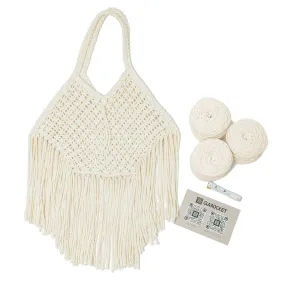 Macrame Fringe Bag DIY Kit by Ganxxet x Miss Knottie