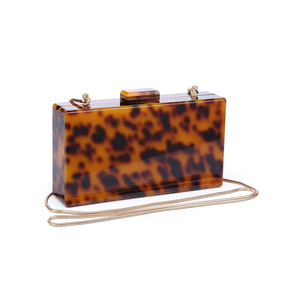 Margot Leopard Evening Bag