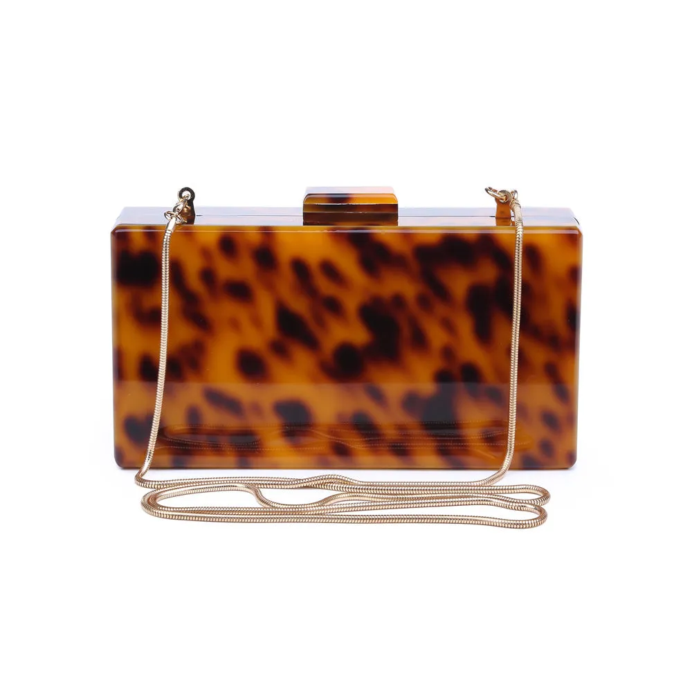 Margot Leopard Evening Bag