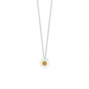 Marguerite Daisy Silver Necklace N4002