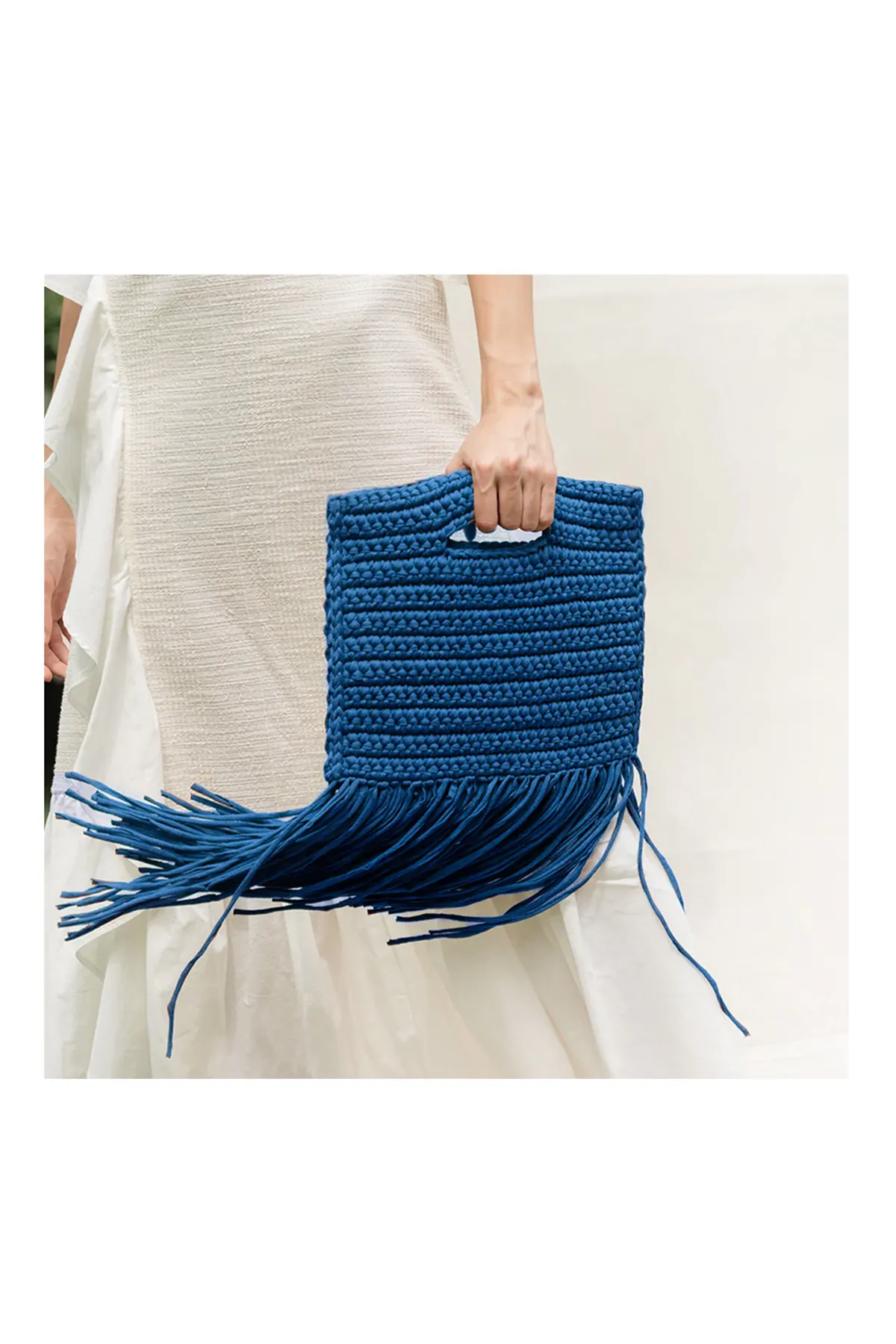 MARIA CLUTCH OCEAN BLUE