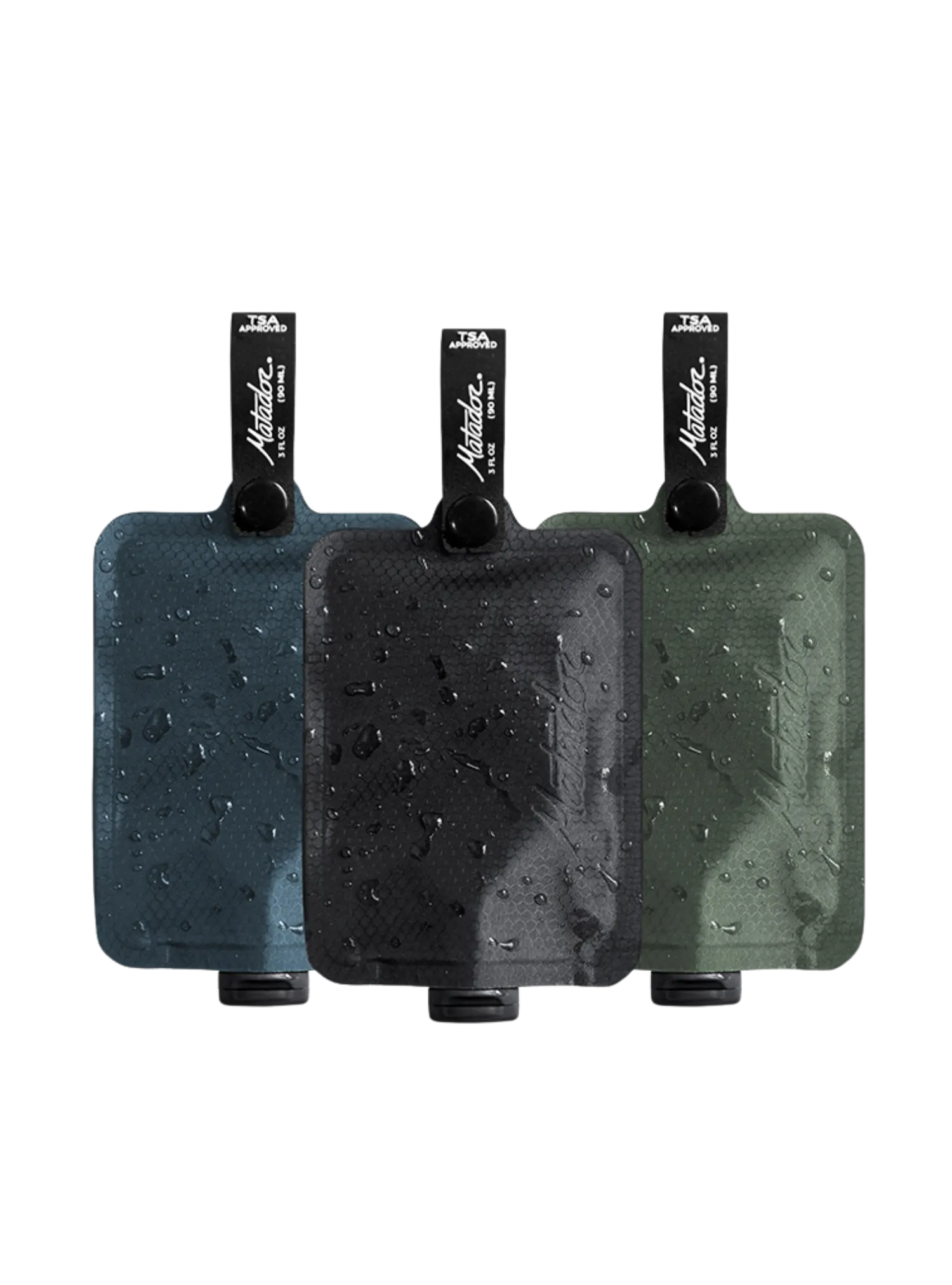 Matador FlatPak Toiletry Bottle 3-Pack (Multi-Color)