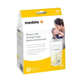 Medela Pump & Save Breastmilk Bags - 50pk